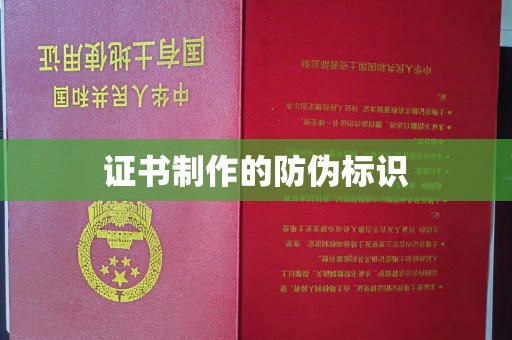 盐埕证书制作的防伪标识